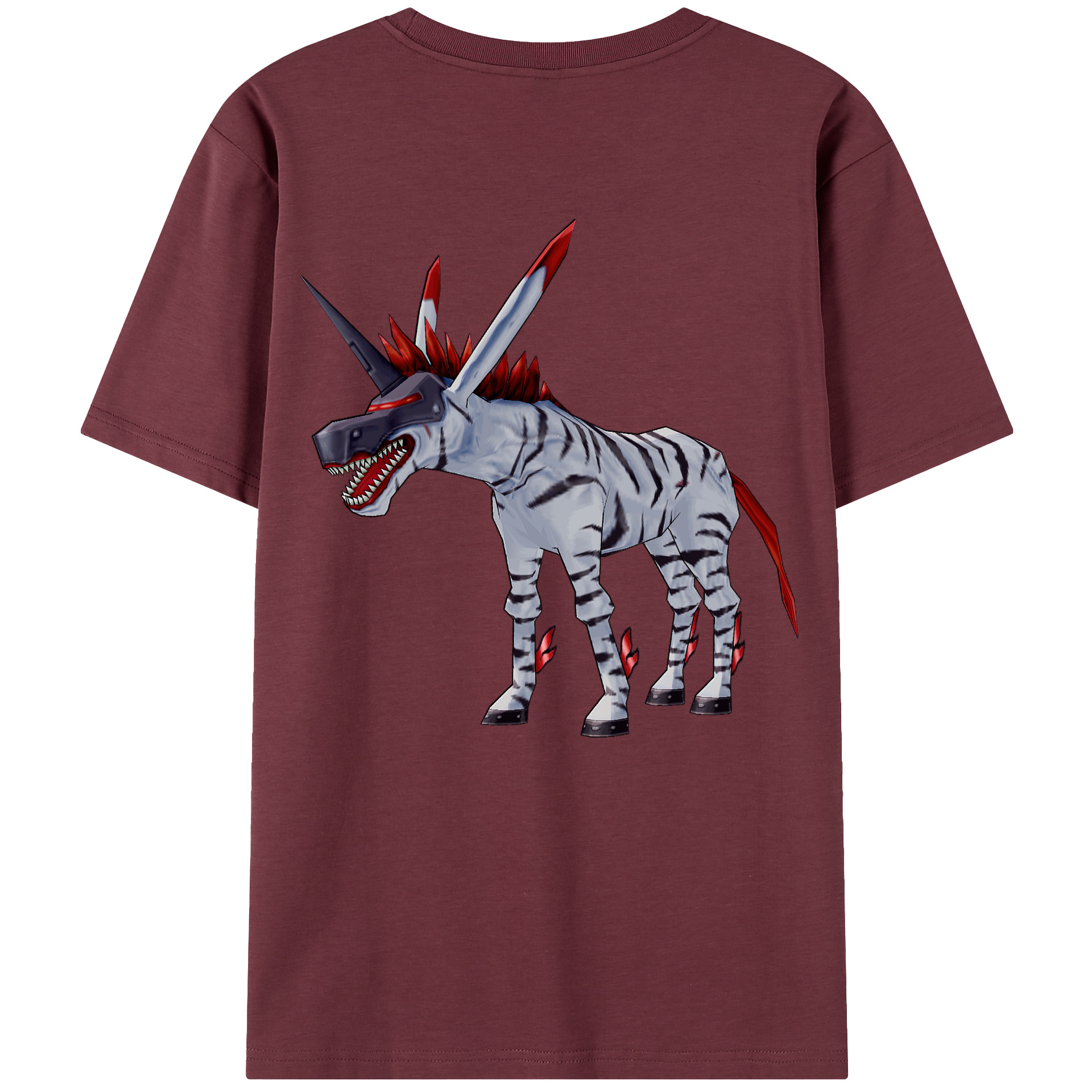 （画像用） Digimon デジタルモンスター/デジモン 綿100％半袖Tシャツ（背面プリント）
